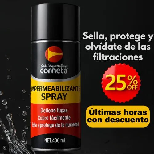 CORNETA™. Spray Impermeabilizante