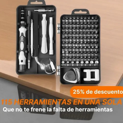 NEXTOOL | Kit Completo 115 Herramientas En 1